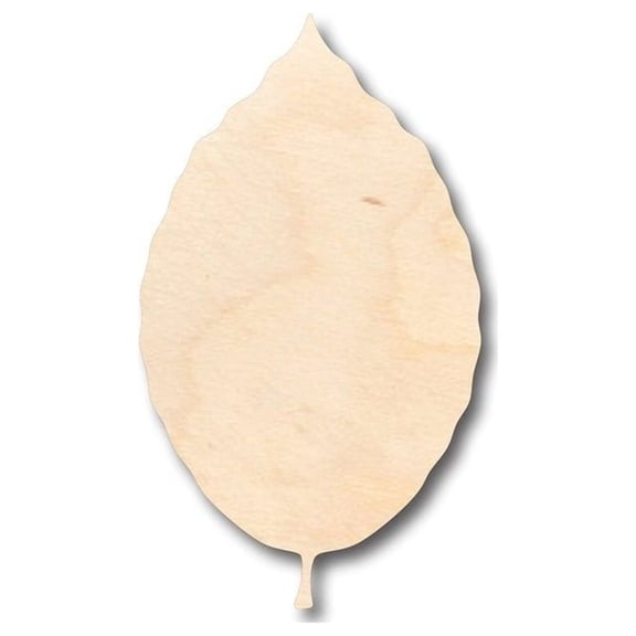 Unfinished Wood Beech Leaf Shape - Craft - up to 46" DIY 4" / 1/2"