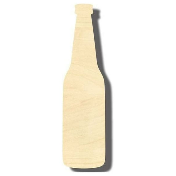 Unfinished Wood Beer Soda Pop Bottle Shape - Bar Decor - Craft - up to 46" DIY 46" / 3/4"