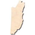 thumbnail image 1 of Unfinished Wood Belize Shape - Country - Craft - up to 46" DIY 10" / 1/2", 1 of 3