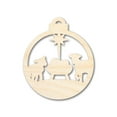 thumbnail image 1 of Unfinished Wood Bethlehem Nativity Ornament Shape - Christmas - Craft - up to 46" DIY 6" / 1/8", 1 of 4
