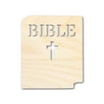 thumbnail image 1 of Unfinished Wood Bible Shape 6" / 1/4", 1 of 3