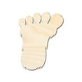 thumbnail image 1 of Unfinished Wood Bigfoot Print Shape 6" / 1/2", 1 of 3