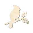 thumbnail image 1 of Unfinished Wood Bird on Branch Shape - Craft - up to 46" 5" / 1/4", 1 of 4