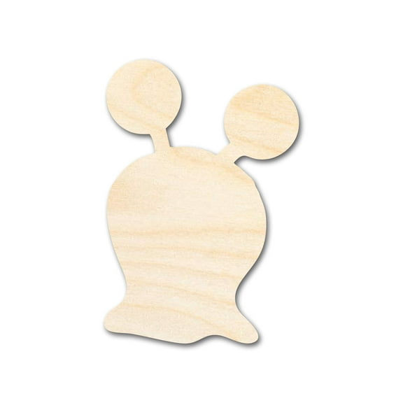 Unfinished Wood Blob Monster Shape 3" / 1/4"