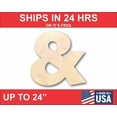 thumbnail image 1 of Unfinished Wood Block Symbol And - Craft - up to 46" DIY 42" / 1/2", 1 of 3