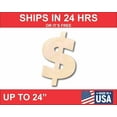 thumbnail image 1 of Unfinished Wood Block Symbol Dollar - Craft - up to 46" DIY 30" / 1/2", 1 of 3