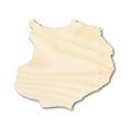thumbnail image 1 of Unfinished Wood Boa Vista Island Shape - Cabo Verde Craft - up to 46" DIY 12" / 1/4", 1 of 4