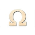 thumbnail image 1 of Unfinished Wood Bold Omega Shape - Craft - up to 46" DIY 3" / 1/4", 1 of 3