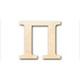 thumbnail image 1 of Unfinished Wood Bold Pi Shape - Craft - up to 46" DIY 14" / 1/2", 1 of 3