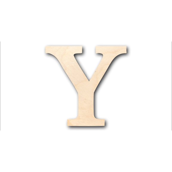 Unfinished Wood Bold Upsilon Shape - Craft - up to 46" DIY 24" / 1"