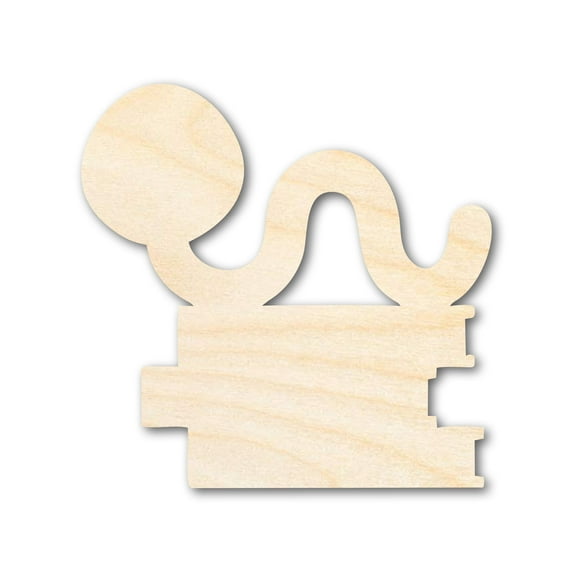 Unfinished Wood Bookworm Shape | DIY Craft Cutout 14" / 1/8"