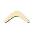 thumbnail image 1 of Unfinished Wood Boomerang Wood Shape - Craft - up to 46" DIY 5" / 1/8", 1 of 3