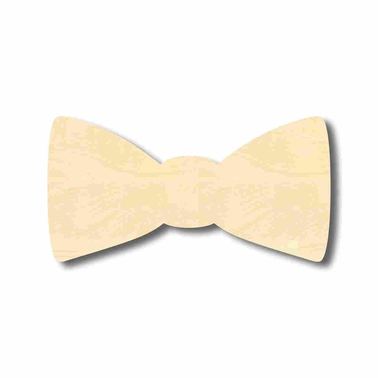 Unfinished Wood Bow Tie Shape - Groomsmen - Craft - up to 24