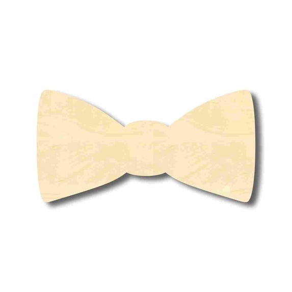 Unfinished Wood Bow Tie Shape - Groomsmen - Craft - up to 46" DIY 46" / 1"