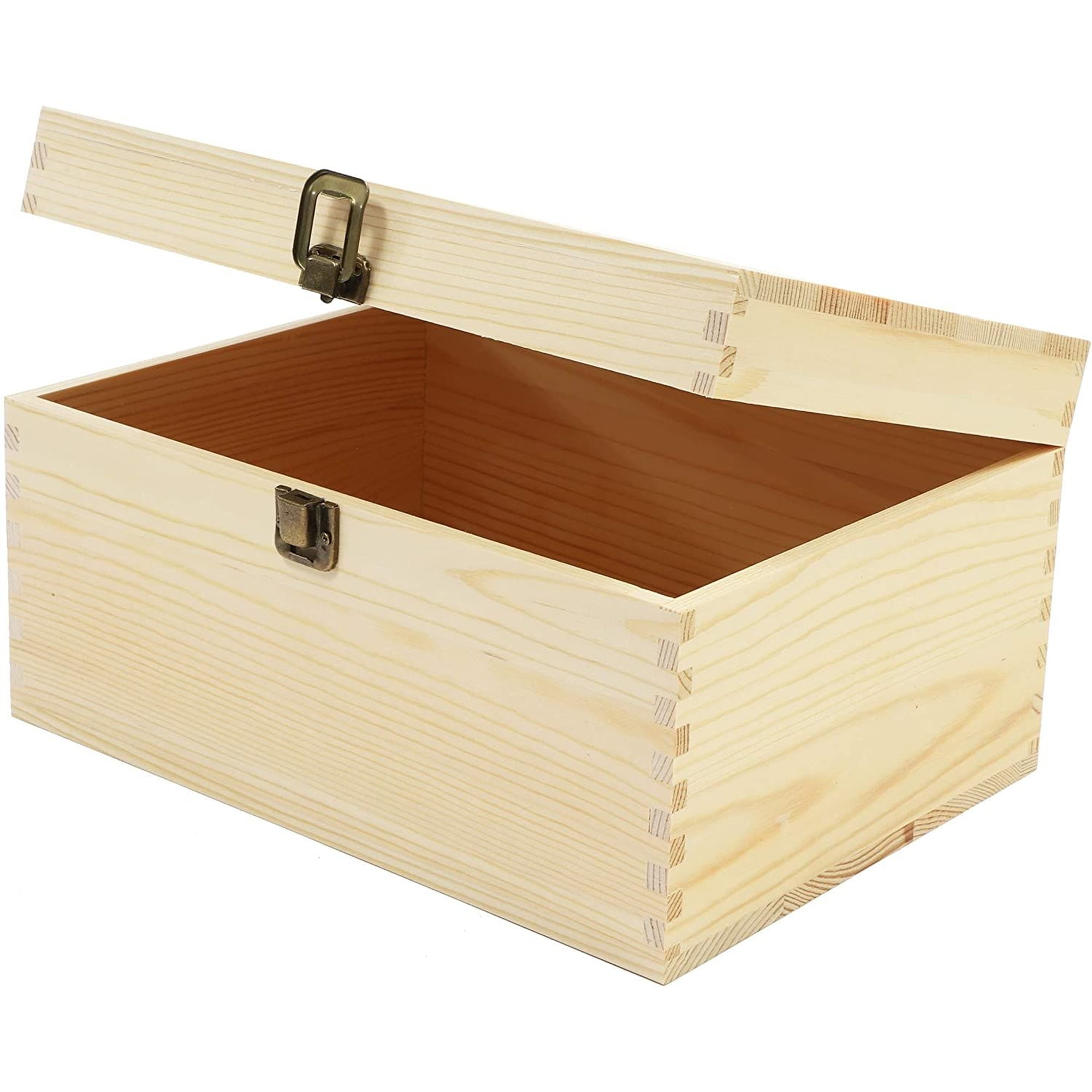 DIY Unfinished Wood Hinged Boxes - 12 Pc. | Oriental Trading