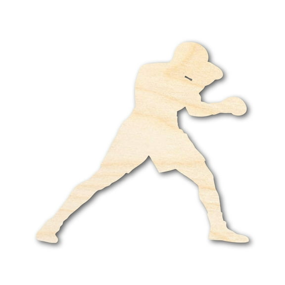 Unfinished Wood Boxer Shape 10" / 3/4"