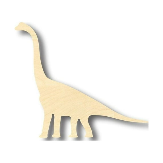 Unfinished Wood Brachiosaurus Shape - Dinosaur - Craft - up to 24" DIY 42" / 3/4"