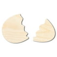 thumbnail image 1 of Unfinished Wood Broken Egg Shape - Easter Spring Craft - up to 46" DIY 5" / 1/2", 1 of 4