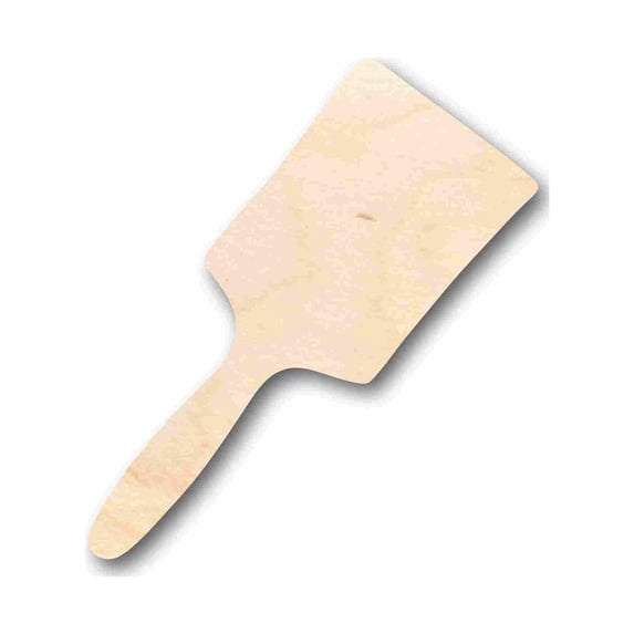 Unfinished Wood Brush Silhouette - Craft- up to 46" DIY 18" / 1/4"