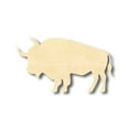 thumbnail image 1 of Unfinished Wood Buffalo Bison Shape - Animal - Craft - up to 46" DIY 42" / 1", 1 of 3