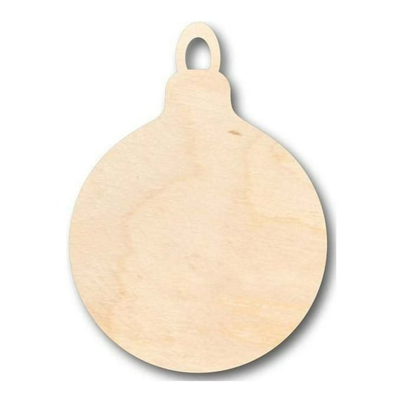 Unfinished Wood Bulb Shape - Christmas - Craft - up to 46" DIY 8" / 3/4"