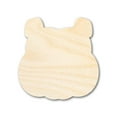 thumbnail image 1 of Unfinished Wood Bulldog Mascot Shape 16" / 1/8", 1 of 3