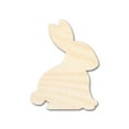 thumbnail image 1 of Unfinished Wood Bunny Shape - Garden Bunny Craft - up to 46" DIY 14" / 1", 1 of 4