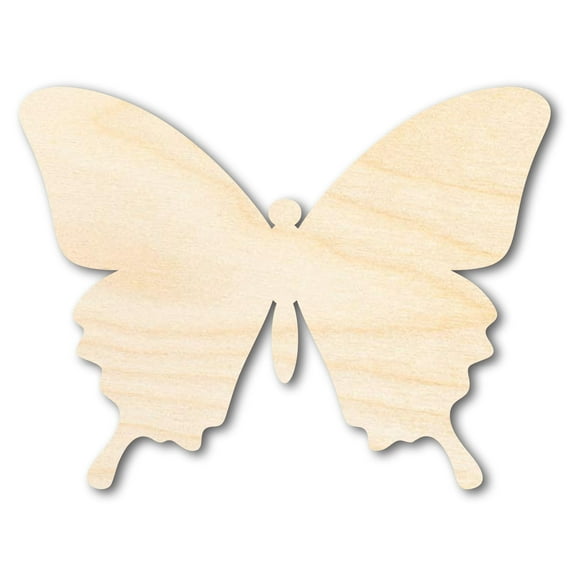 Unfinished Wood Butterfly | Insect | Animal | Wildlife | Craft Cutout | up to 46" DIY 18" / 1/4"