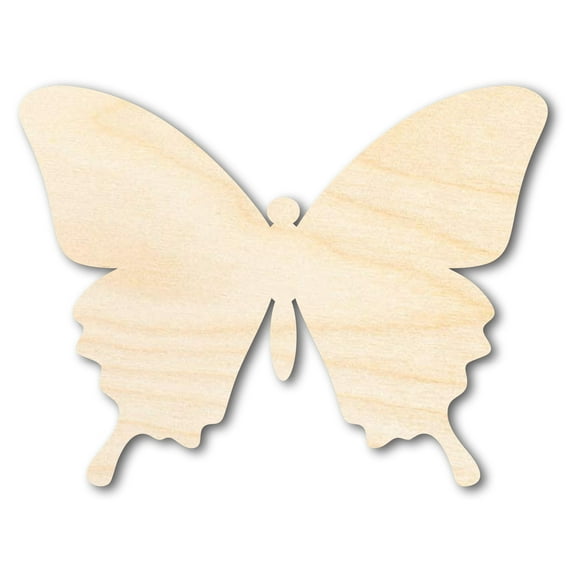 Unfinished Wood Butterfly | Insect | Animal | Wildlife | Craft Cutout 5" / 1/2"
