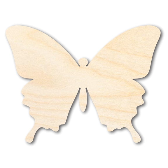 Unfinished Wood Butterfly | Insect | Animal | Wildlife | Craft Cutout 5" / 1/8"
