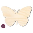 thumbnail image 1 of Unfinished Wood Butterfly Shape | JGrondz | DIY Craft Cutout 18" / 1/8", 1 of 3