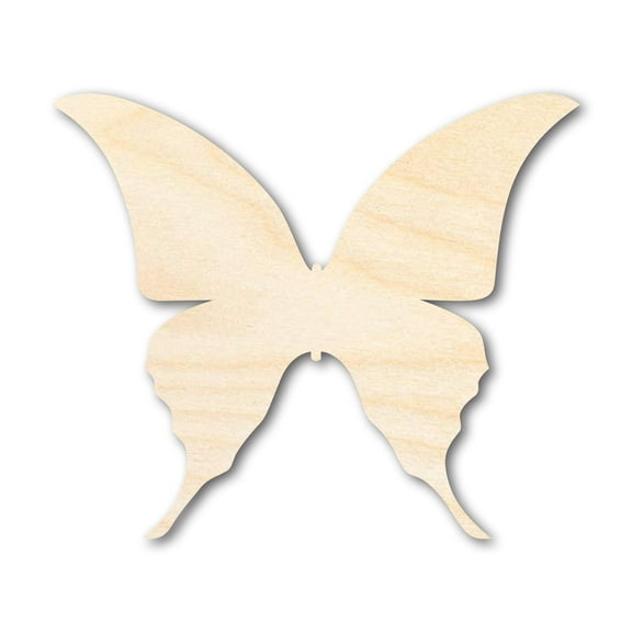 Unfinished Wood Butterfly Shape - Wildlife Craft - up to 46" DIY 18" / 1/8"