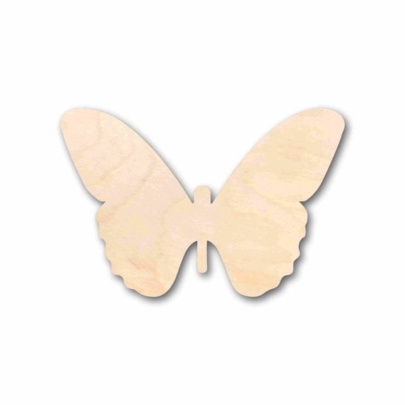 Unfinished Wood Butterfly Silhouette - Craft- up to 46" DIY 14" / 1/2"