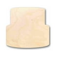 thumbnail image 1 of Unfinished Wood Cake Silhouette - Craft- up to 46" DIY 20" / 1/2", 1 of 3