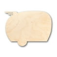 thumbnail image 1 of Unfinished Wood Camper Trailer Shape - Craft - up to 46" DIY 16" / 1/2", 1 of 3