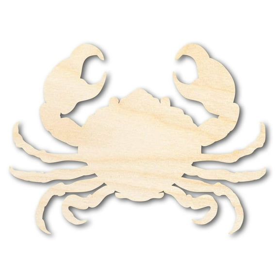 Unfinished Wood Cancer Crab Shape - Zodiac Craft - up to 46" 20" / 3/4"