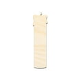thumbnail image 1 of Unfinished Wood Candle Shape - Craft - up to 46" 5" / 1/8", 1 of 5
