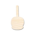 thumbnail image 1 of Unfinished Wood Candy Caramel Apple Shape | Craft Cutout 12" / 1", 1 of 3