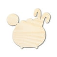 thumbnail image 1 of Unfinished Wood Candy Cauldron Shape - Craft - up to 46" 10" / 1/8", 1 of 5