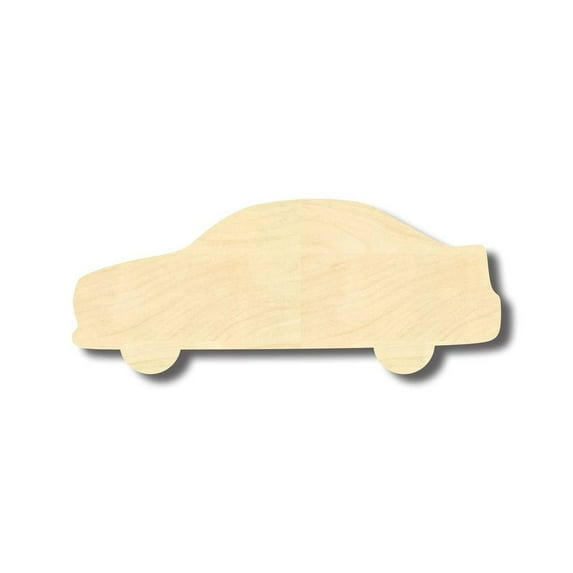 Unfinished Wood Car Shape - Craft - up to 46" DIY 46" / 3/4"