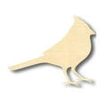 thumbnail image 1 of Unfinished Wood Cardinal Shape - Animal - Wildlife - Craft - up to 46" DIY 6" / 1/2", 1 of 3