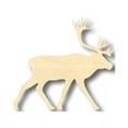 thumbnail image 1 of Unfinished Wood Caribou Shape - Animal - Wildlife - Craft - up to 46" DIY 12" / 1/8", 1 of 3