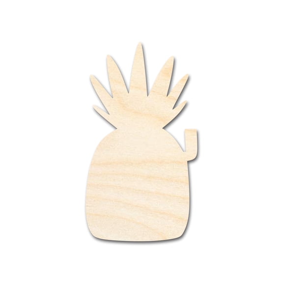 Unfinished Wood Cartoon Pineapple House Shape - Craft - up to 46" DIY 12" / 1/2"