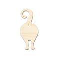 thumbnail image 1 of Unfinished Wood Cat Backside Shape - Pet Craft - up to 46" 10" / 1/2", 1 of 5