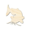 thumbnail image 1 of Unfinished Wood Catfish Shape | DIY Craft Cutout 18" / 1/8", 1 of 3