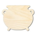 thumbnail image 1 of Unfinished Wood Cauldron Shape | DIY Craft Cutout 16" / 3/4", 1 of 3