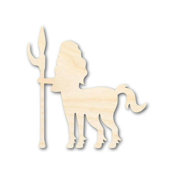 Unfinished Wood Centaur Shape - Craft - up to 46" 16" / 3/4"