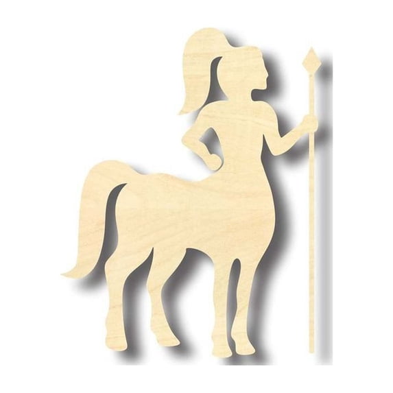 Unfinished Wood Centaur Shape - Mythical - Craft - up to 46" DIY 18" / 3/4"