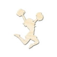 thumbnail image 1 of Unfinished Wood Cheerleader Silhouette 20" / 3/4", 1 of 3