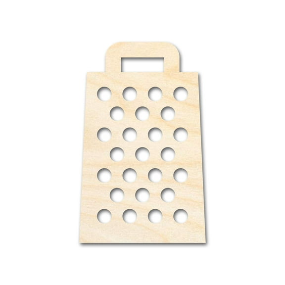 Unfinished Wood Cheese Grater Shape 30" / 3/4"